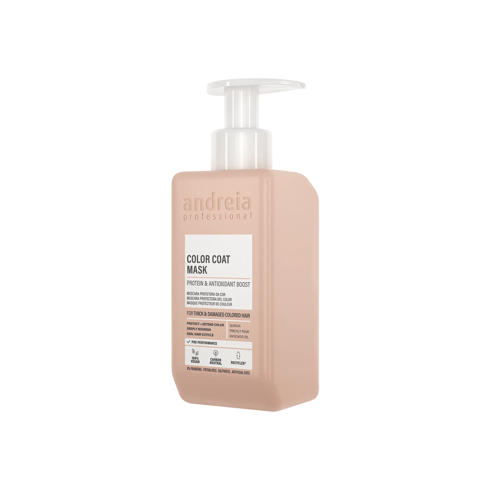 Andreia Μάσκα Μαλλιών Προστασίας Χρώματος Color Coat 300ml - BeautyNet - - Η Andreia Μάσκα Μαλλιών Color Coat είναι μια Vegan μάσκα η οποία προστατεύει τα μαλλιά, επεκτείνει τη διάρκεια του χρώματος και θρέφει σε βάθος. Andreia Μάσκα Μαλλιών Προστασίας Χρώματος Color Coat 300ml - BeautyNet - Golden Rose Mystic Romance Full Volume Mascara|Beautynet