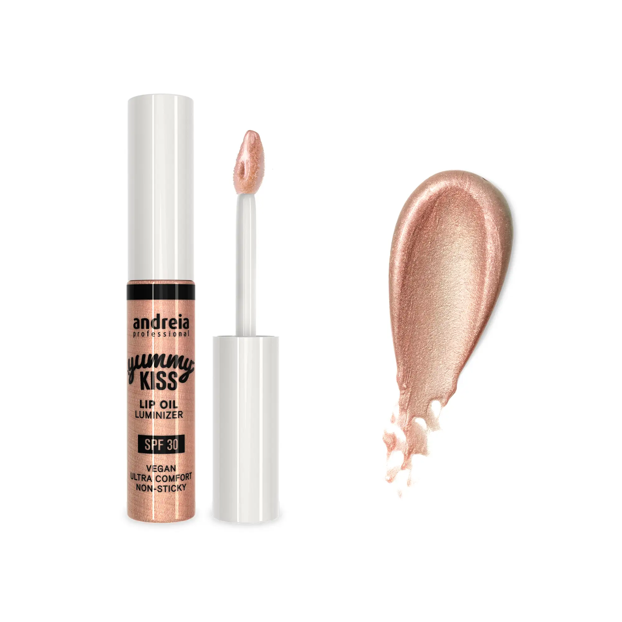 Andreia Lip Oil Yummy Kiss SPF 30 7ml - Beautynet - BeautyNet - - Andreia Lip Oil Yummy Kiss SPF 30, είναι ένα μοναδικό έλαιο χειλιών που προσφέρει λαμπερά, απαλά και προστατευμένα χείλη. Vegan Προϊόν! Andreia Lip Oil Yummy Kiss SPF 30 7ml - Beautynet - BeautyNet -