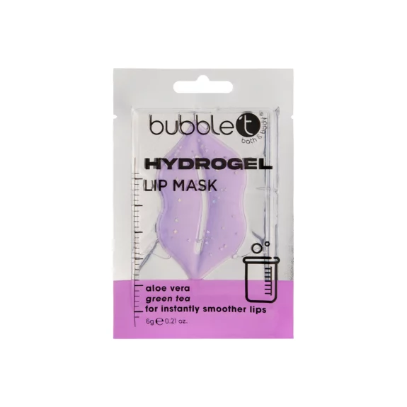 Bubble T Hydrogel Μάσκα Χειλιών με Αλόη Βέρα & Πράσινο Τσάι