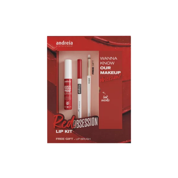Andreia Σετ Δώρου Red Obsession Lip Kit