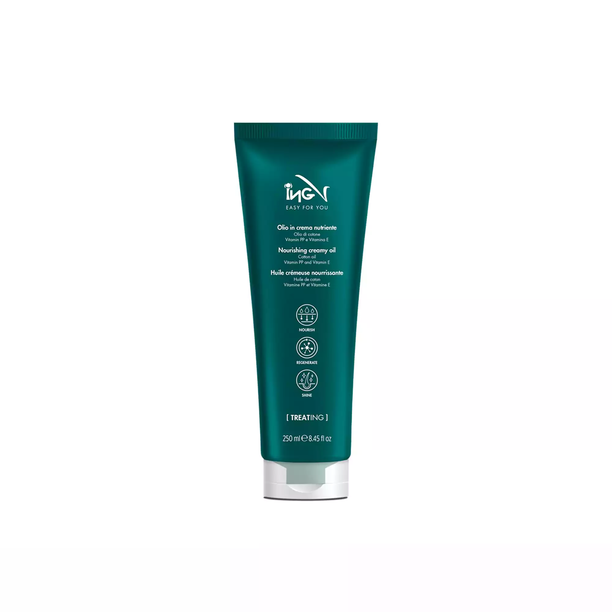 ING Nourishing Creamy Oil 250ml - BeautyNet - - Το ING Nourishing Creamy Oil είναι ένα μοναδικό θρεπτικό έλαιο με κρεμώδη υφή, ιδανικό για την επανόρθωση και ενυδάτωση των μαλλιών. ING Nourishing Creamy Oil 250ml - BeautyNet -