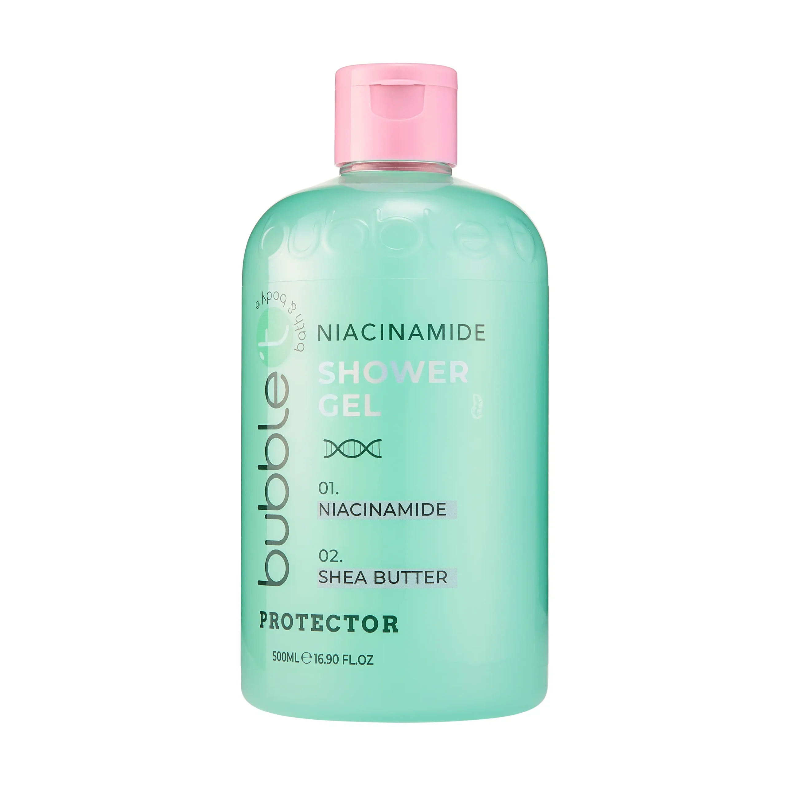 Bubble T Niacinamide & Shea Butter Shower Gel 500ml - BeautyNet - - Το Niacinamide & Shea Butter Shower Gel της Bubble T είναι σχεδιασμένο να καθαρίζει απαλά ενώ διατηρεί τη φυσική ισορροπία υγρασίας της επιδερμίδας. Bubble T Niacinamide & Shea Butter Shower Gel 500ml - BeautyNet - Bubble T Niacinamide & Shea Butter Shower Gel 500ml
