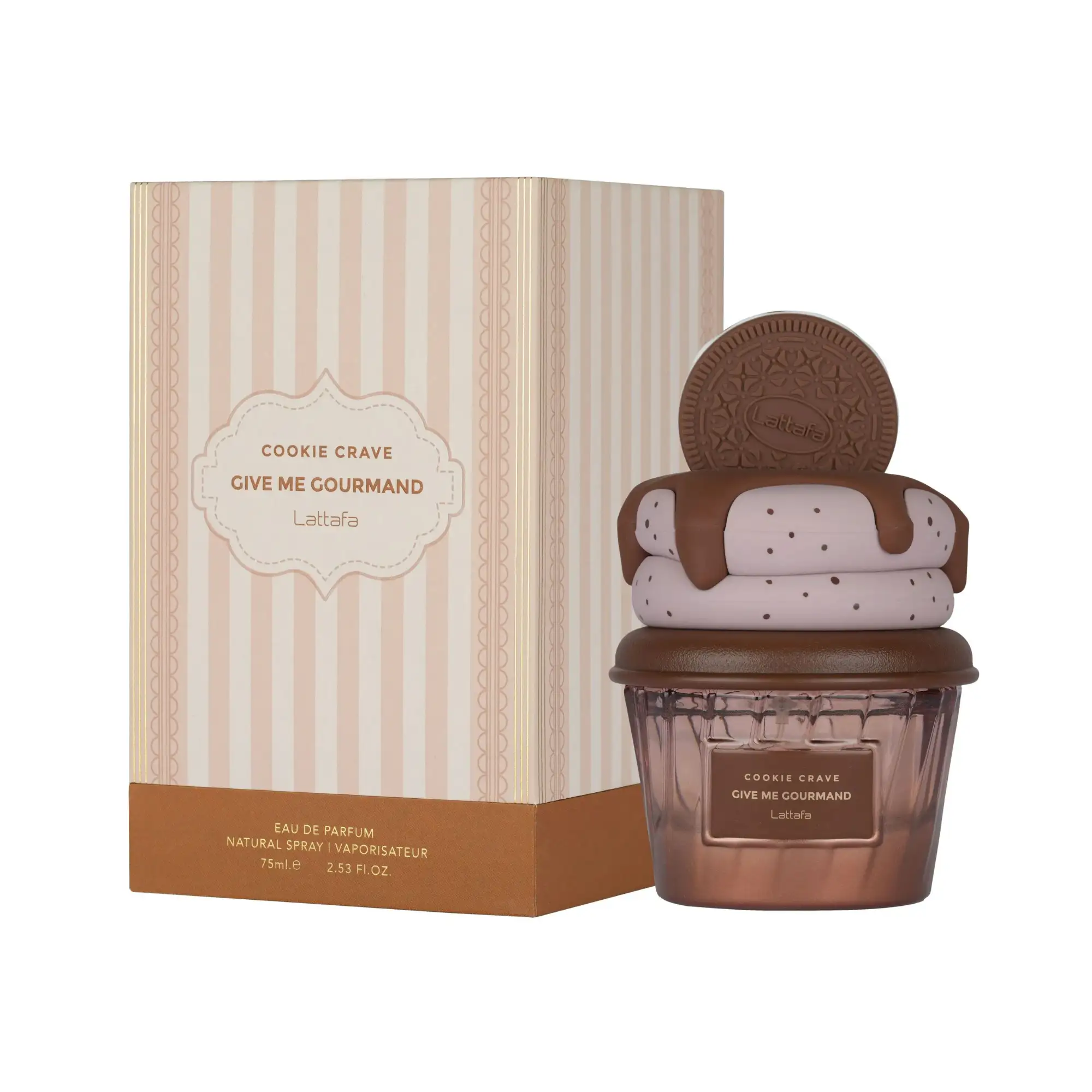 Lattafa Give me Gourmand Cookie Crave EDP 75ml - BeautyNet - - Το Lattafa Give me Gourmand Cookie Crave EDP 75ml της Lattafa είναι ένα unisex άρωμα εμπνευσμένο από ζεστά μπισκότα και κρεμώδη επιδόρπια που κυκλοφόρησε το έτος 2025. Lattafa Give me Gourmand Cookie Crave EDP 75ml - BeautyNet - Lattafa Give me Gourmand Cookie Crave EDP 75ml
