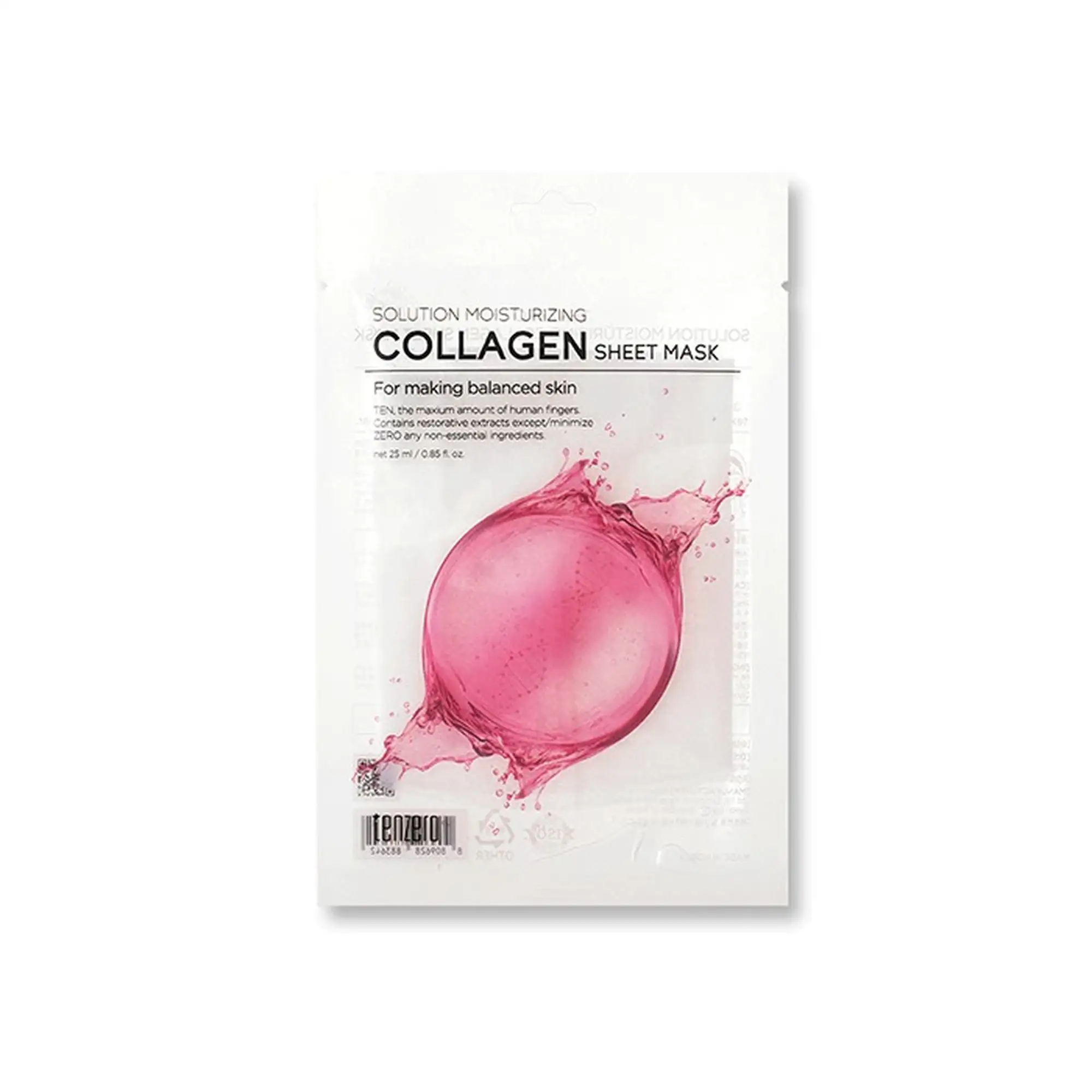 Tenzero Collagen Sheet Mask 25ml