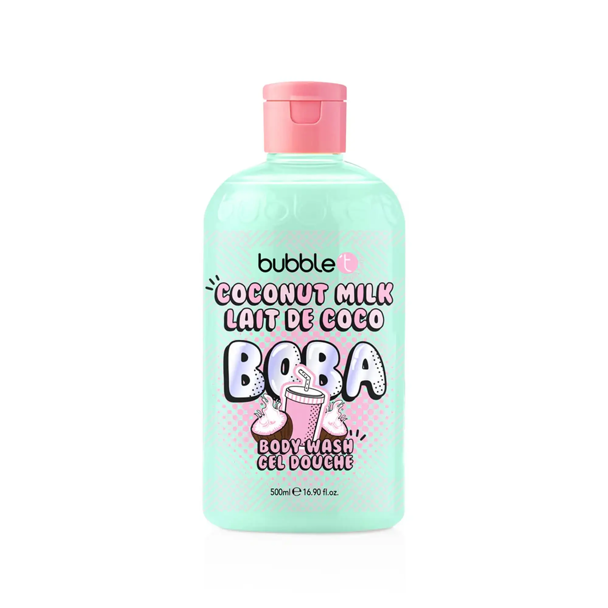 Bubble T Boba Body Wash Gel Douche 500ml - BeautyNet - - Το Bubble T Boba Tea Shower Gel μετατρέπει το μπάνιο σου σε μια παιχνιδιάρικη εμπειρία, εμπνευσμένο από τα αγαπημένα boba ροφήματα. Bubble T Boba Body Wash Gel Douche 500ml - BeautyNet - Bubble T Boba Body Wash Gel Douche Coconut 500ml